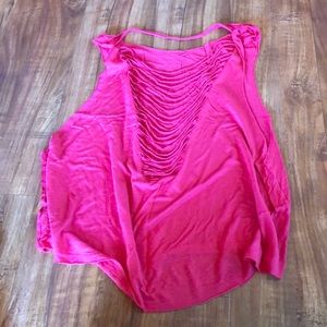 Jala clothing organic cotton tank with open back